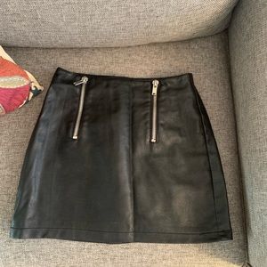 Leather skirt- high waisted